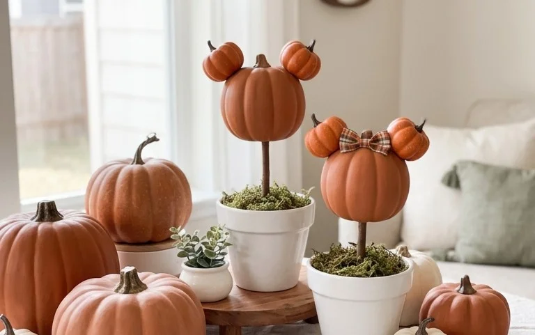 You Can Make Mickey And Minnie Topiaries With Supplies From The Dollar Store And They Are Adorable
